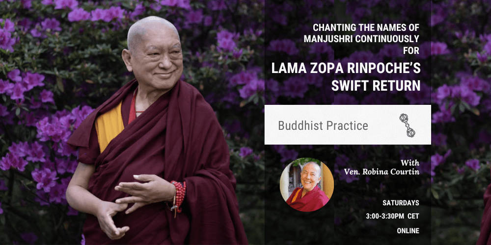 Chanting the Names for Lama Zopa's swift return